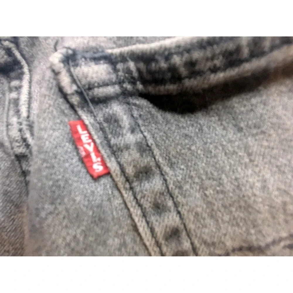 Levi's 512 Premium Big E Jeans Gray Wash‎ Slim Straight Men's 30x30 Pants